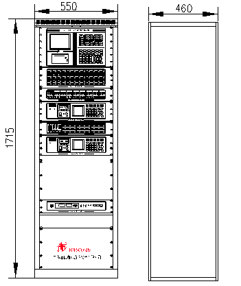 JB-QG-TS3200火災(zāi)報(bào)警控制器結(jié)構(gòu)示意圖